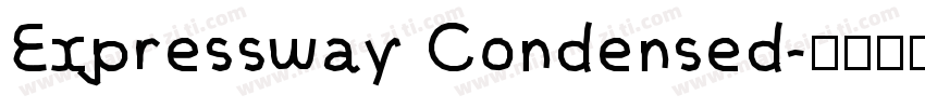 Expressway Condensed字体转换
